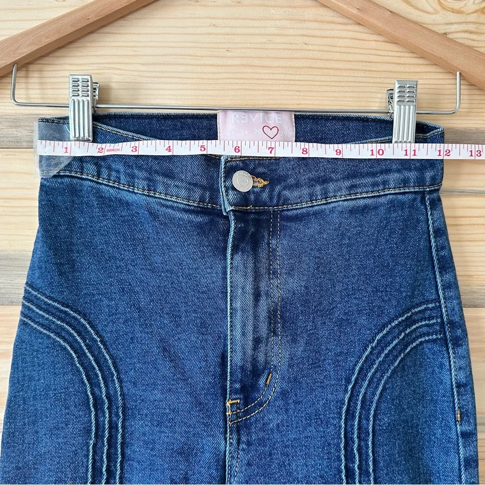 REVICE Blue Flare Jeans - Picture 8 of 13